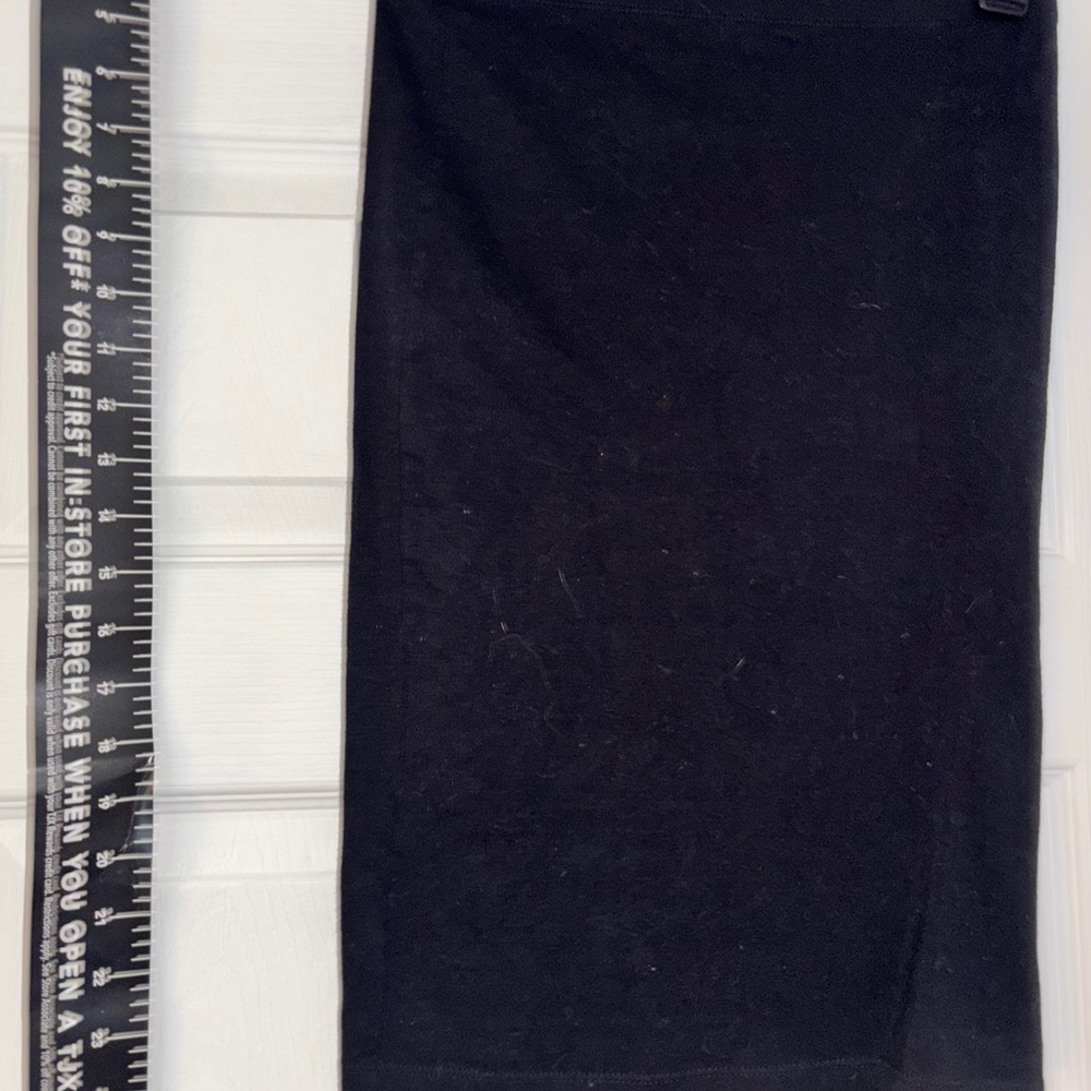 Elegant Black Pencil Skirt by hype size small tts rare nwot midi - Picture 3 of 7